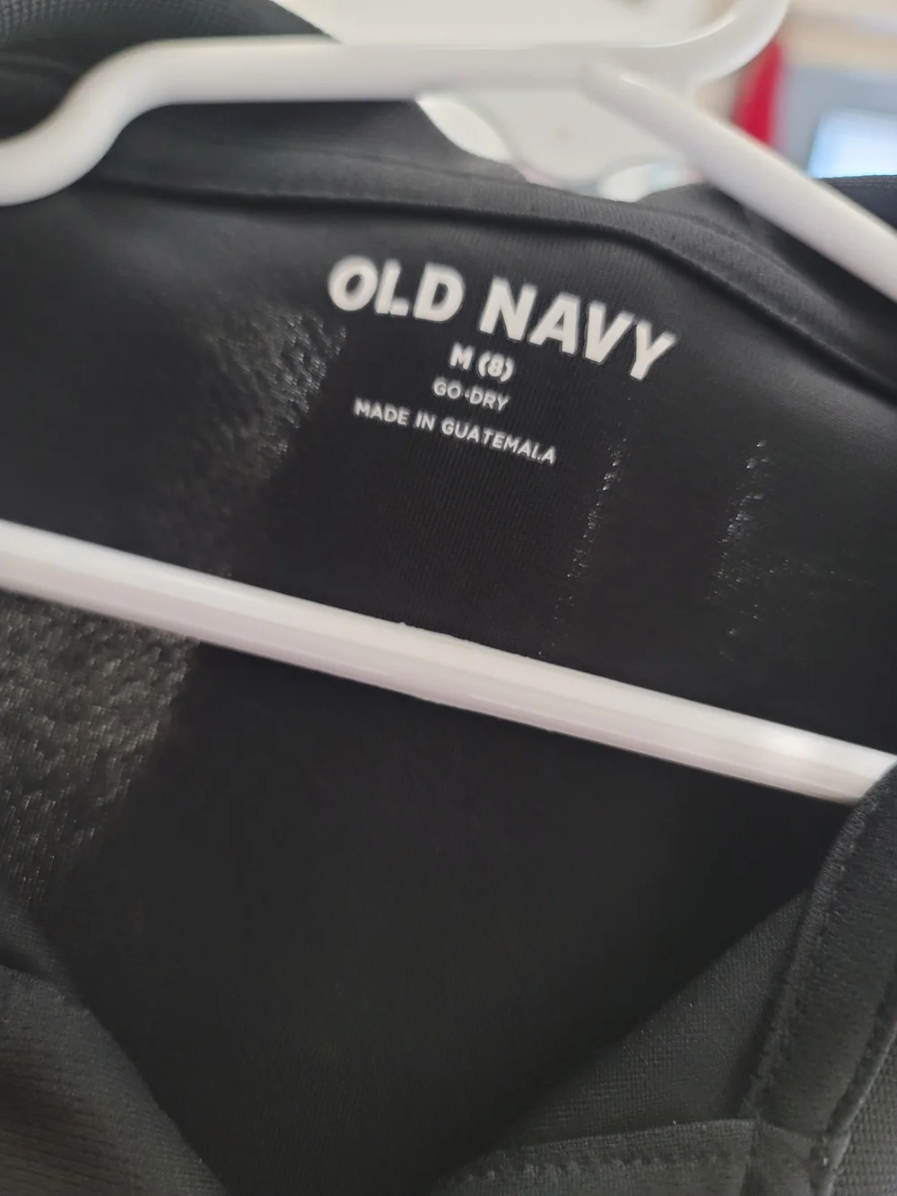 Old Navy Black Polo Shirt